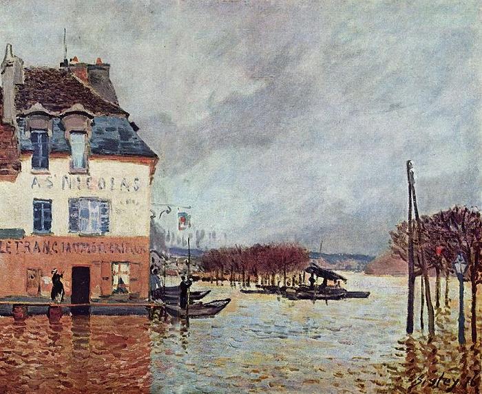 Alfred Sisley L inondation Port Marly